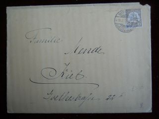Letter,  Sent From German South West Africa To Kiel,  Postmarked Windhoek,  1912