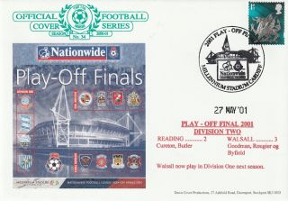27 May 2001 Reading V Walsall Play Offs Dawn Football Cover A