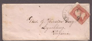 Ballsville,  Va; Powhattan Co. ,  Virginia; 1868 Four - Page Letter To Lynchburg; Dpo