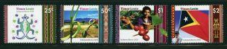 2002 Timor Leste Independence Stamp Set Of 4muh