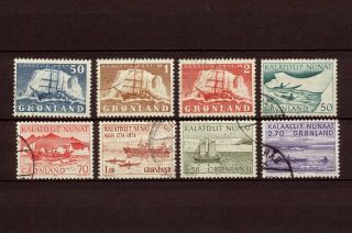 (nnsp 475) Greenland 1950 - 1982 Ship Boat Sailing Stamps