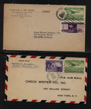 Dominican Republic Airmail Covers  Ms1128