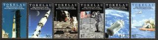 1999 Tokelau 30th Anniversary Moon Landing Sg295 - 300 Unhinged