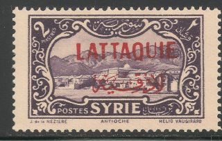 Latakia 12 (a12) Vf Lh - 1931 2p View Of Antioch - Ovpt " Lattaquie "