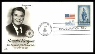 Mayfairstamps Us 1981 Inauguration Of Ronald Reagan Political Leader Art Craft W