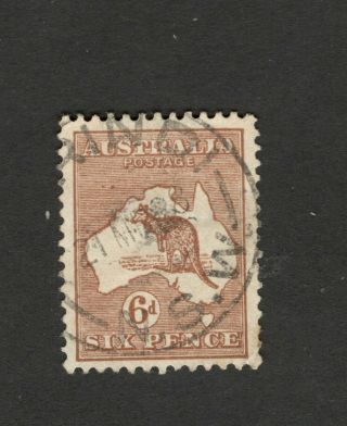 Australia - Pre Decimal Stamp - Kangaroos - 6 D