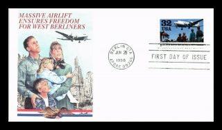 Dr Jim Stamps Us Berlin Airlift World War Ii First Day Cover Apoae 19265