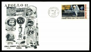 Mayfairstamps Us 1969 Cape Canaveral Apollo 12 John F Kennedy Space Center Space