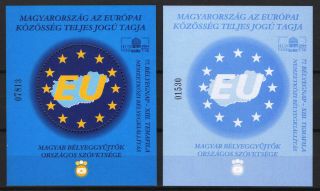 Specials - Hungary 2004.  European Union Normal,  Special Commem.  Sheets Mnh