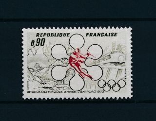 [43234] France 1972 Olympic Winter Games Sapporo Skiing Train Mnh