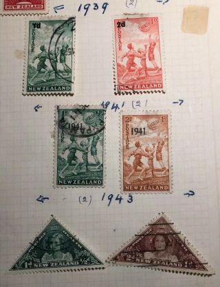 Zealand Pre Decimal 1932 to 1943 Health Stamp,  Hinged BLF 4
