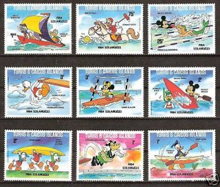 Turks & Caicos Disney 619 - 27 Los Angeles 1984 Olympics