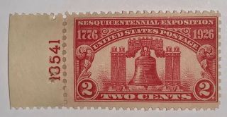 Travelstamps: 1926 - 27 Us Stamps Scott 627 Liberty Bell,  Og,  Hinged,  Mogh