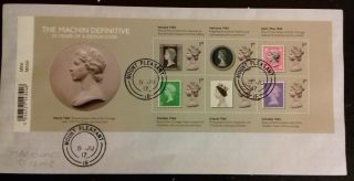 Gb 2017 Very Fine Machin Miniature Sheet (stamp Designs)