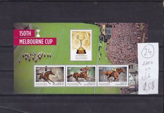 Australia 2010 Mnh S/sh.  150 Th Melbourne Cup Horse.  See Scan.