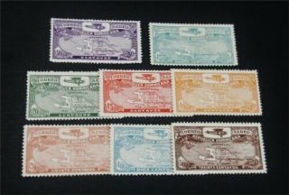 Nystamps Dominican Republic Stamp C2 - C9 Og H $35