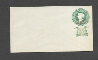 India - Gwalior - Qv Half Anna Postal Stationery Envelope (see Desc)