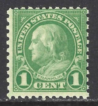 578 Us 1 Cent Green Franklin - - N/h - Fine - Vf