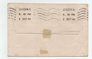 1915 Cover From Kingston Jamaica To London Then Newcastle With Red Cross Label 2