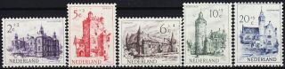 Netherlands Welfare Summer Castles 1951 Mnh - 45 Euro