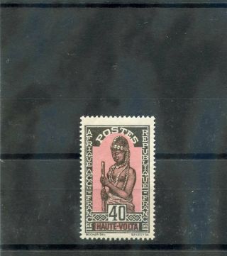 Upper Volta Sc 52 (yt 52) Vf Nh 1928 40c Brown & Rose $12