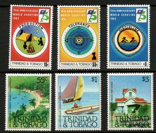 Trinidad & Tobago 1982,  2 Sets " Boy Scouts " & " Tourist Board " Sg603/8 M/m.