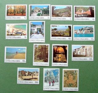 Cyprus 1985 - Cyprus Scenes & Landscapes - Full Set To £5 - Never Hinged