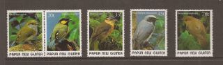 Papua Guinea 1989 Birds Mnh Set Of Stamps