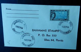 Bahamas Cover 1964 Stamp 6d