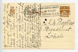 Denmark Postal Stationery Postcard 1932 (p094)