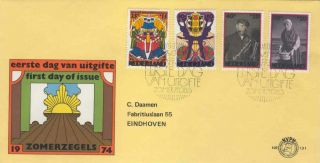 Netherlands 1974 Fdc E 131,  Summer Issue.