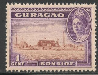 Netherlands Antilles Curacao 164 (a29) Vf Mnh - 1943 1c View Of Bonaire