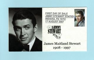 U.  S.  Fdc 4197 Honoring Actor Jimmy Stewart