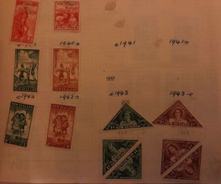 Zealand Pre Decimal 1929 to 1943 Health Stamp,  Lightly Hinged MLH BLF 3