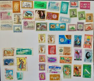Syria - Kuwait - Jordan - 1960’s & 1970’s Stamps From Van Berkels Postzegelhandel