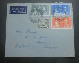 Straits Settlements Malaysia 1937 Cover To Hove Sussex