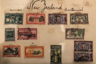 Zealand Pre Decimal 1840 To 1940 Centennial Official Overprint Blf