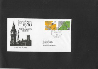Turks And Caicos 1980 - London 1980 International Stamp Exhibition Stamps Fdc