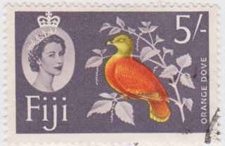 Stamp (f72) Fiji 1963 5/ - Multicolour Sg323
