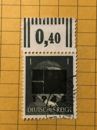 Germany (netszchkau Reichenbach) 1945 Post Wwii - Local Issue 1 Rpf.
