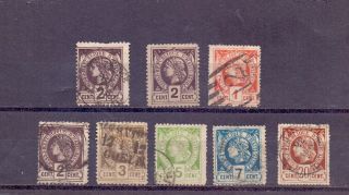 Haiti French Col.  Yvert 7 - 12 Eight And 2 Signature See Pictures