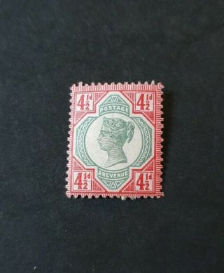 Gb Stamps Queen Victoria Sg 206 4 1/2d Value M/mint