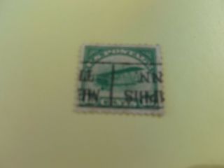 Sc C2 Curtiss Jenny 16c Stamp  Tn Hand Cancel - No Gum (1)