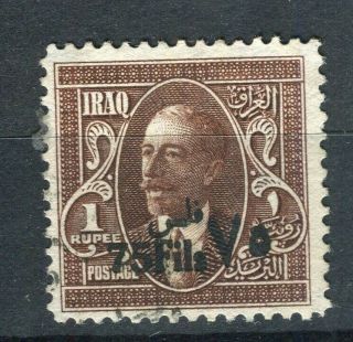 Iraq; 1932 Early King Faisal Surcharged Issue Fine 75fl.  Value