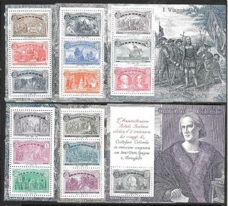 Italy - 1992.  Discovery Of America Anniv - Set Of 6 X M/sheets,  Mnh.  Cat £44