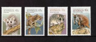 Australia Mnh 1990 Animals Nature Set Stamps