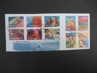 Zealand Set On Piece - 1998 Staying In Touch Sg 2148/57