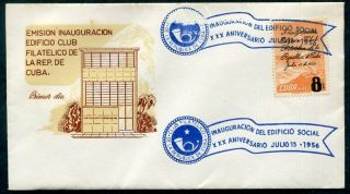Habana Great First Day Cover 1956 Uptown 51080