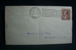 1890 Advtng Env " William Read & Sons - Guns " Boston Mass To Milton Mills Nh