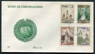 Habana Great First Day Cover 1958 Uptown 51072